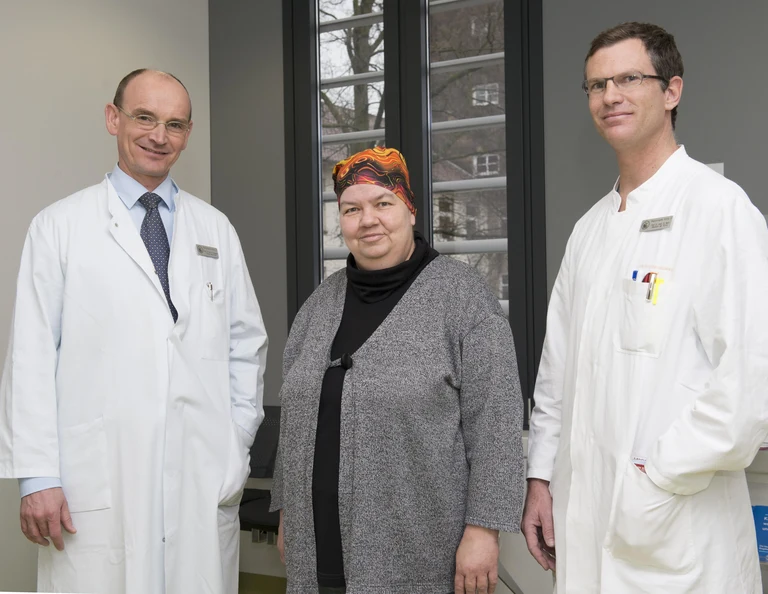 Ein zufriedenes Trio: