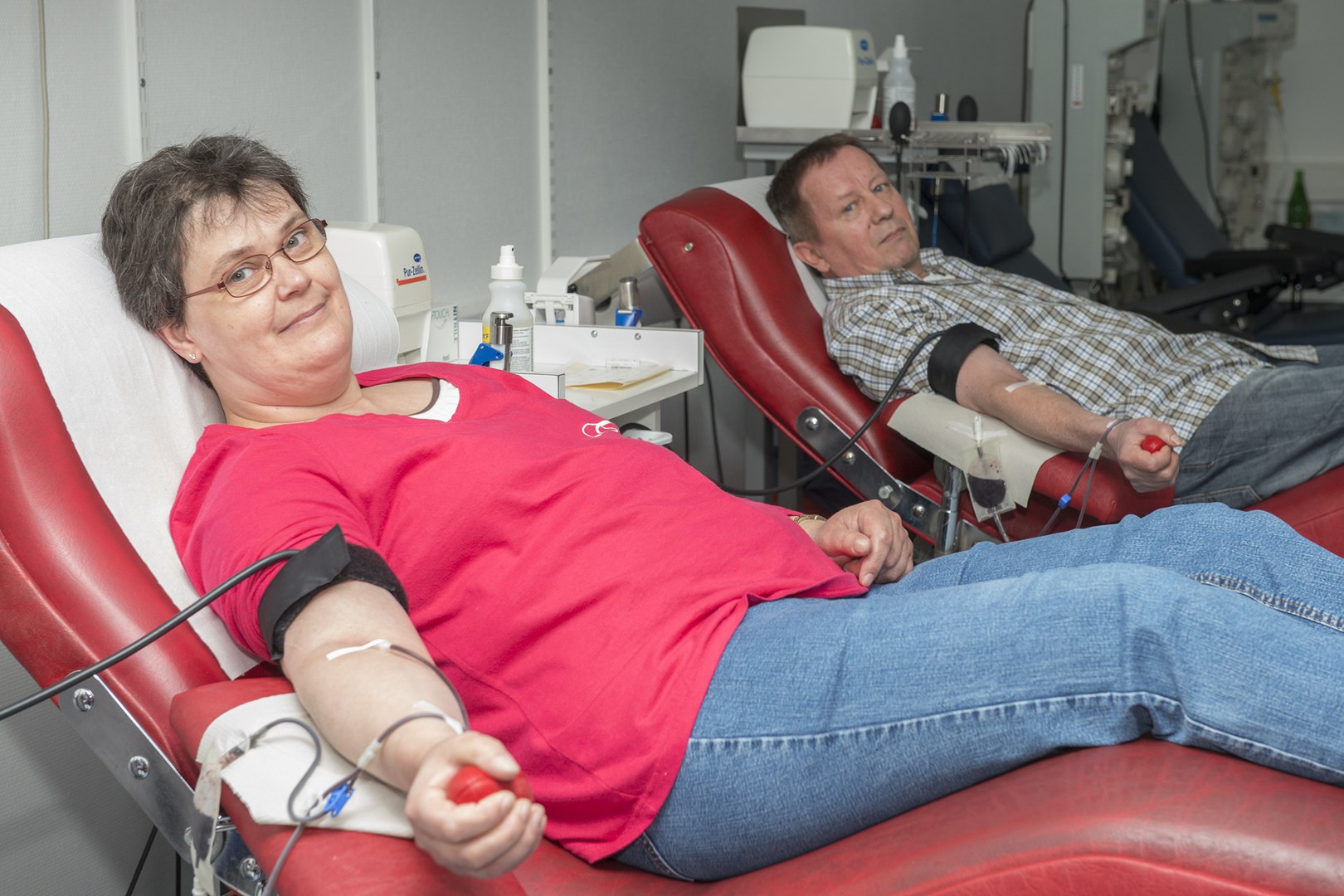 Haben gemeinsam 80 Liter Blut gespendet: