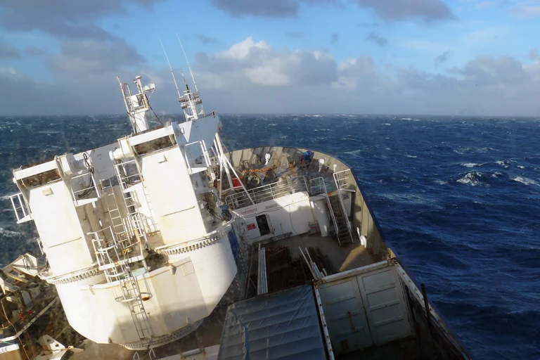 Das französische Forschungsschiff