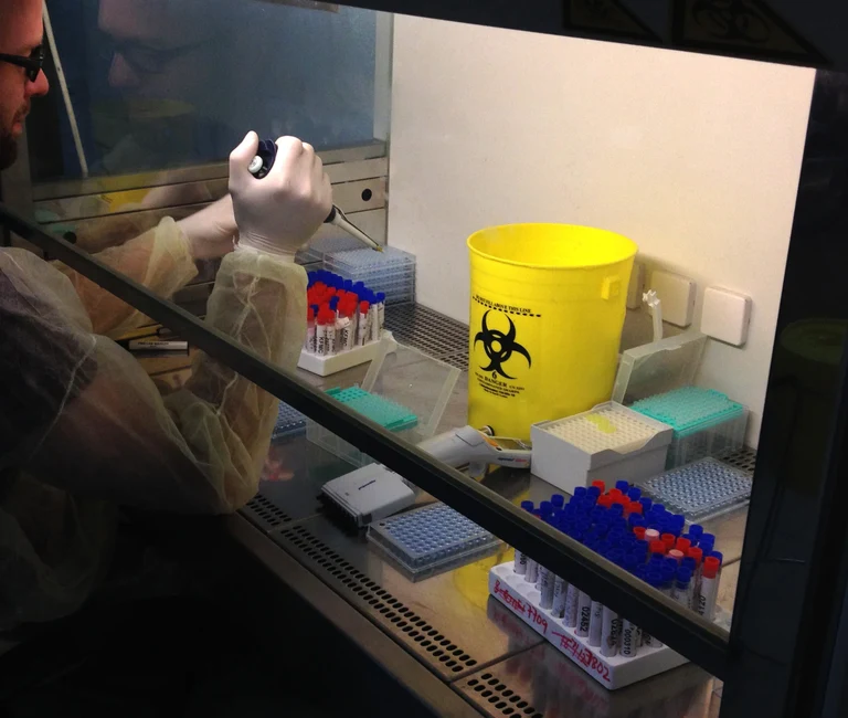 Im Labor des saudischen Gesundheitsministeriums in Riad: