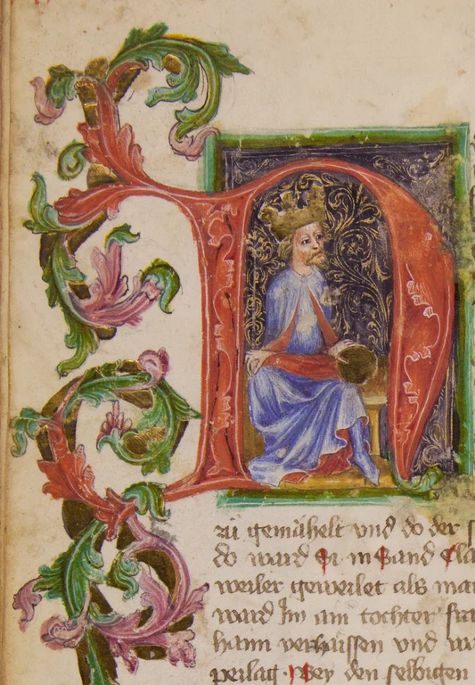 Miniatur zu Friedrich dem Schönen: