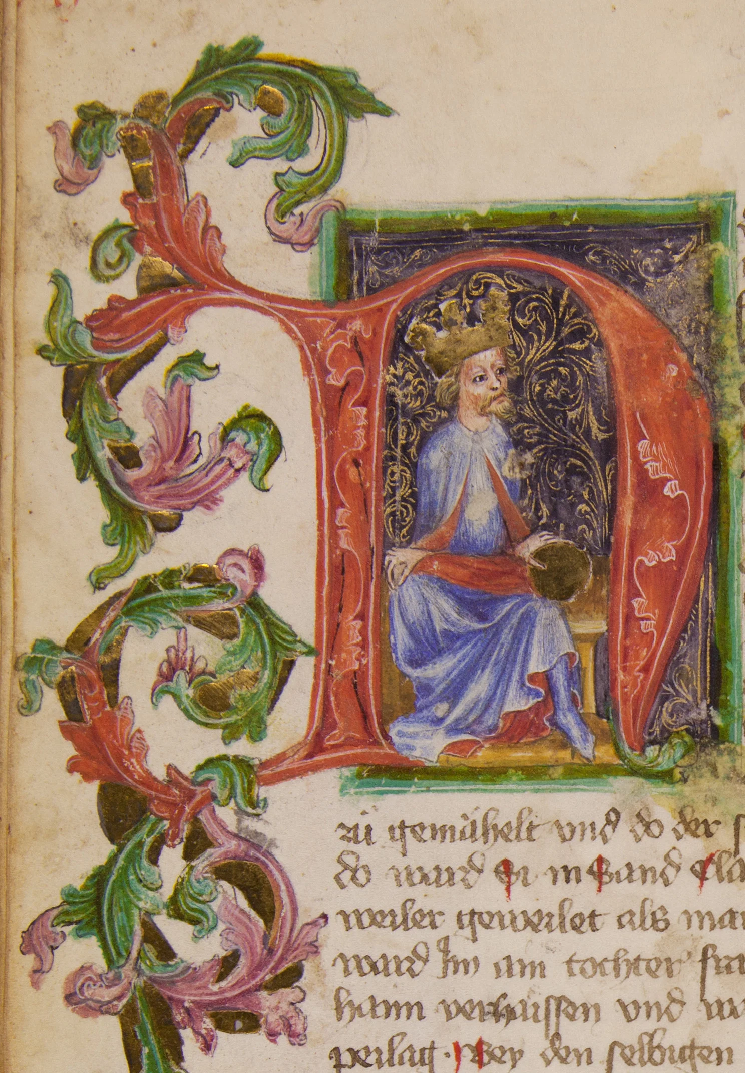 Miniatur zu Friedrich dem Schönen: