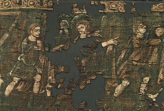 Auf dem Genesis-Wandbehang