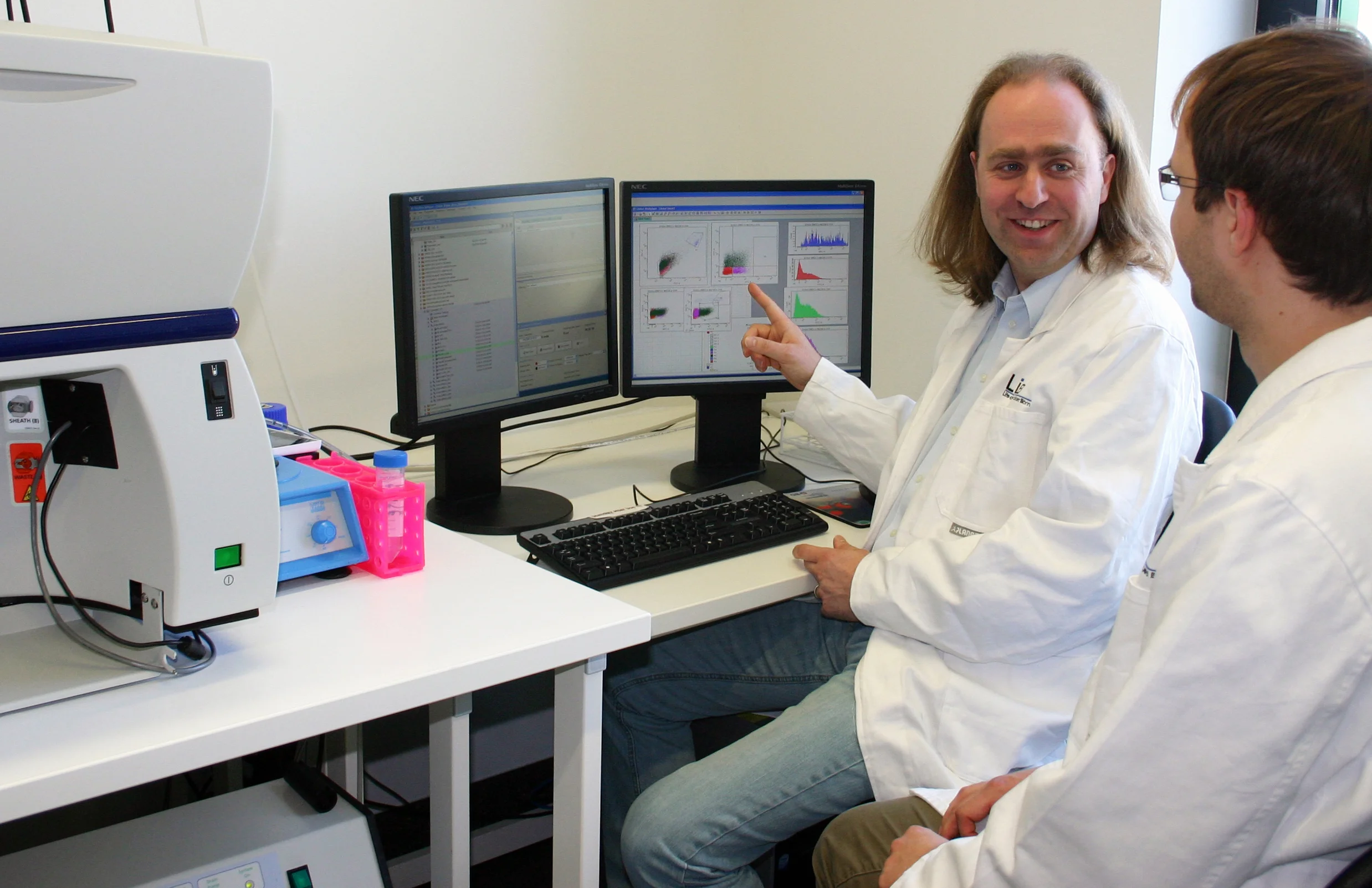 Matthias Zehner (rechts) und Prof. Dr. Sven Burgdorf