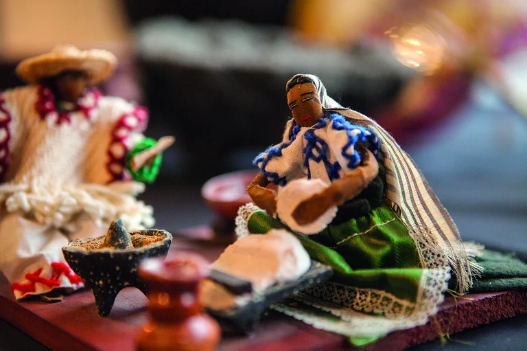 Miniatur einer Küchenszene