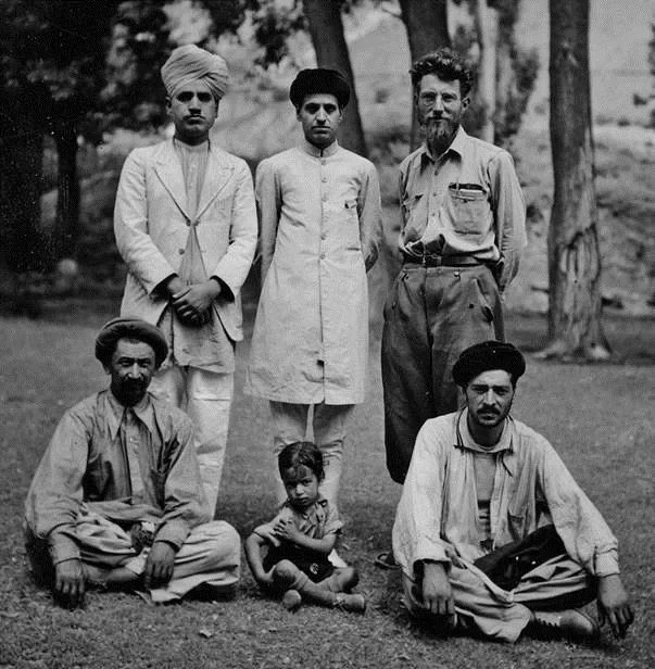 Carl Troll während der Himalaya-Expedition, 1937