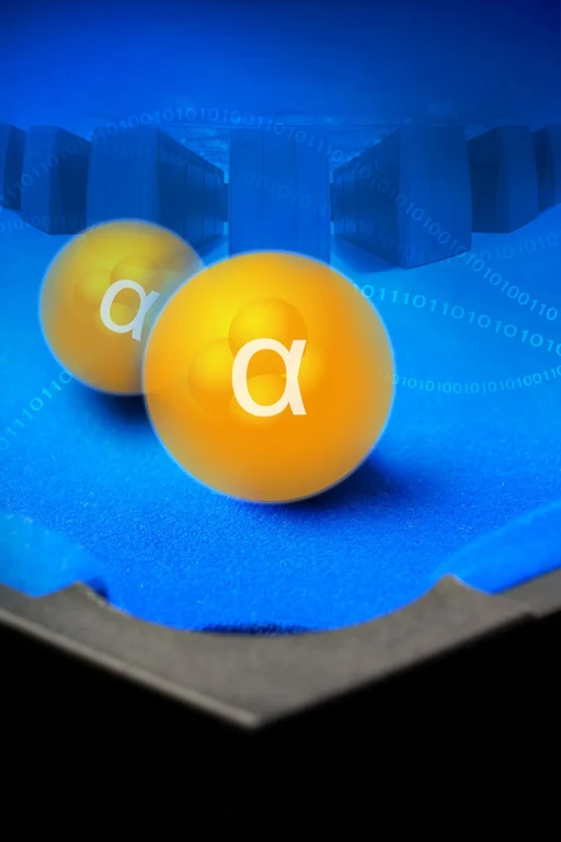 Streuung zweier Alphateilchen