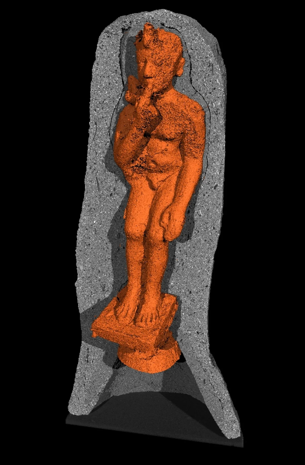 Rekonstruierte Gussform