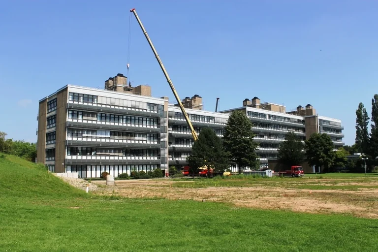 Während der Umbauarbeiten: