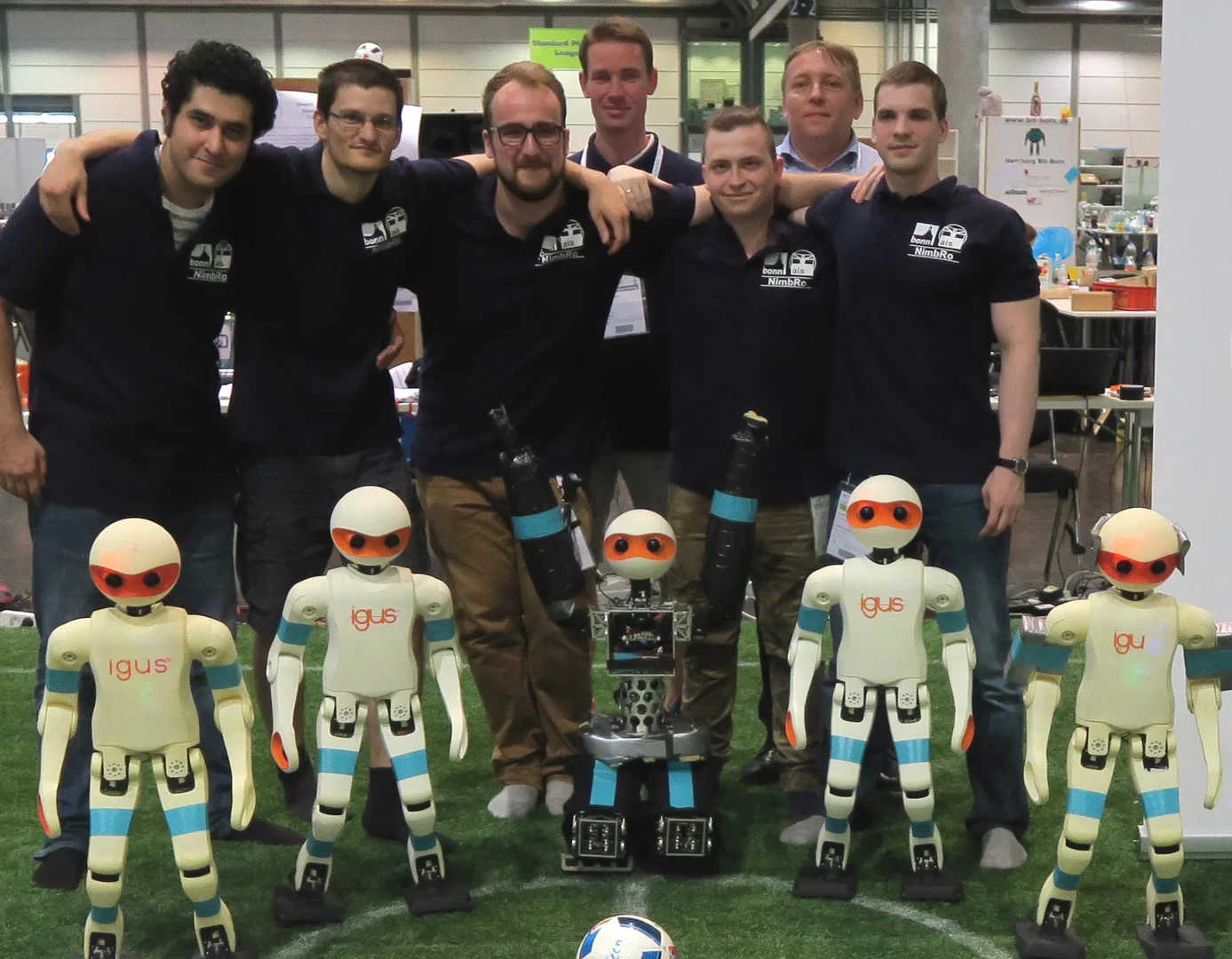 Das siegreiche Team NimbRo der Universität Bonn: