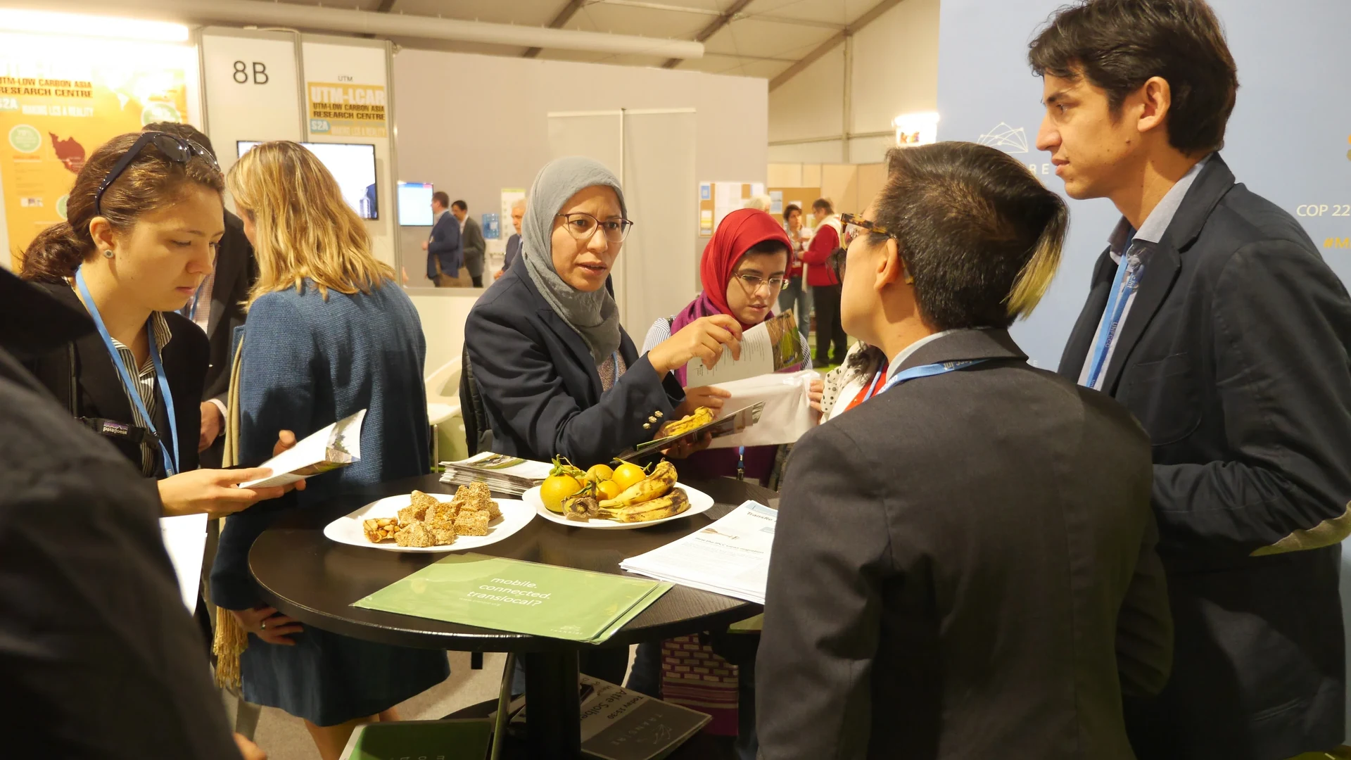 Angeregtes Gesprächsklima