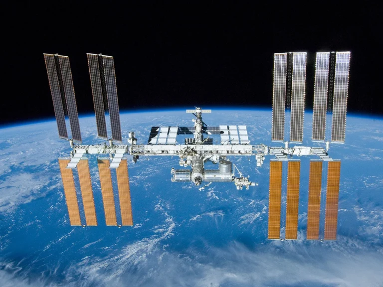 Die Internationale Raumstation (ISS):
