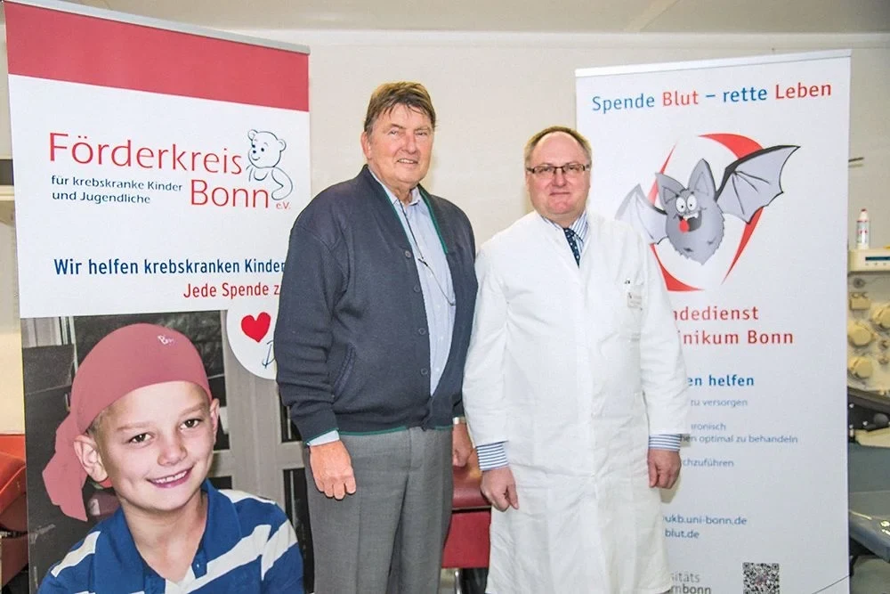 Blutspendeaktion für krebskranke Kinder: