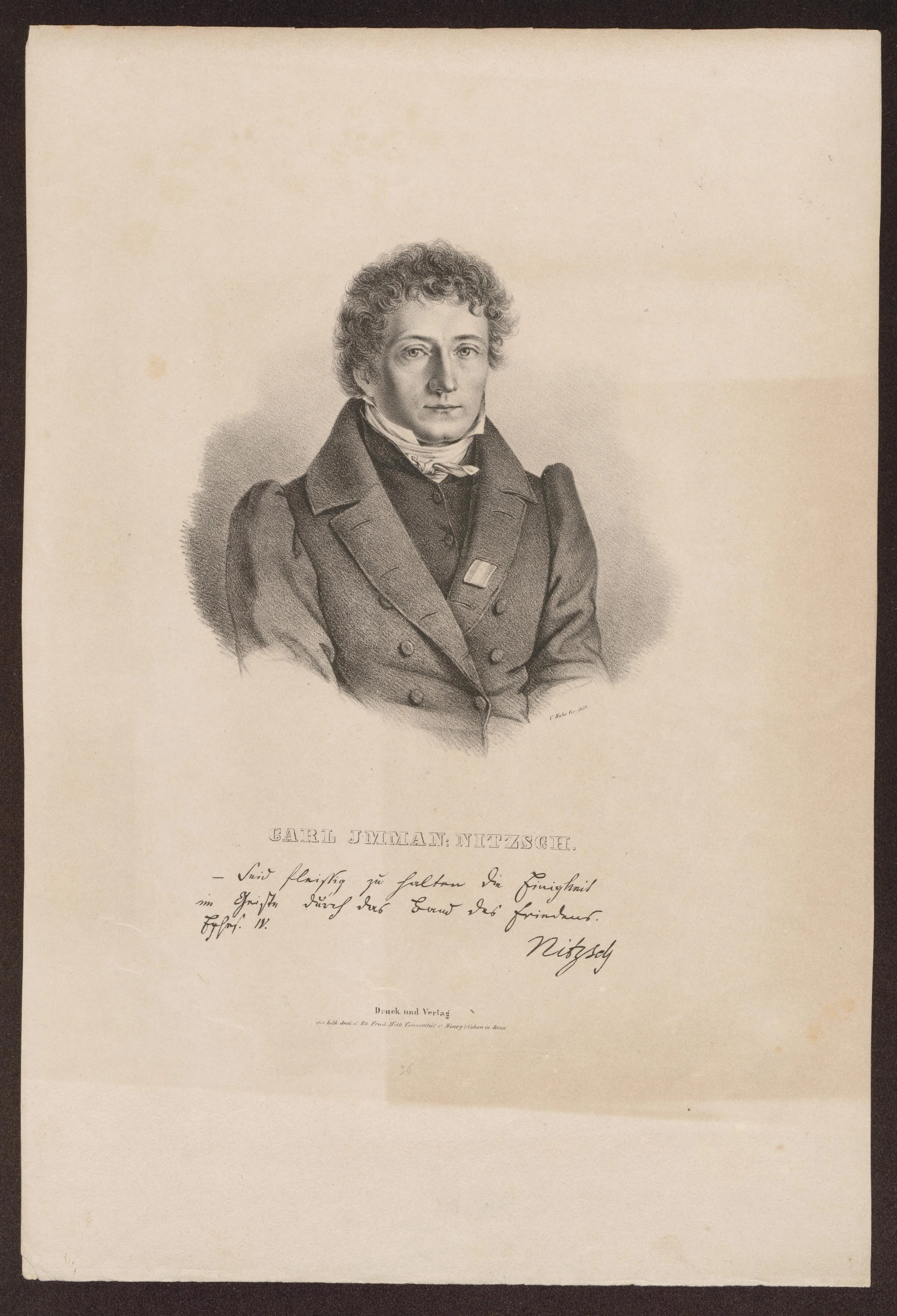 Universitätsprediger Carl Immanuel Nitzsch