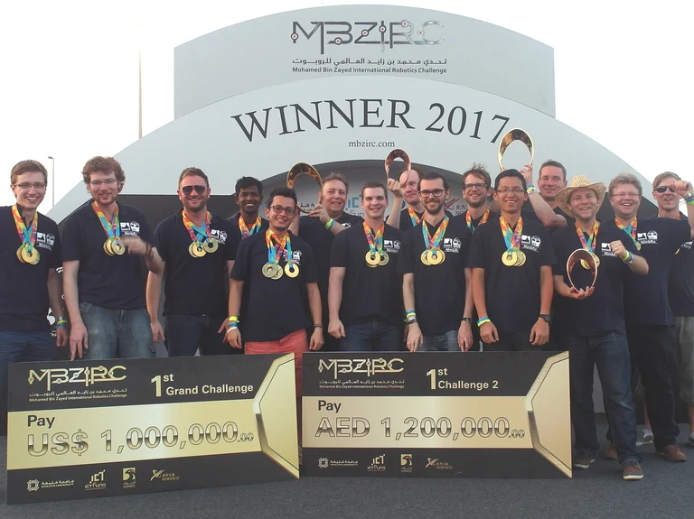 Das siegreiche Team NimbRo der Universität Bonn: