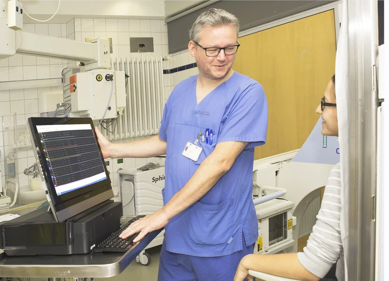 Pflegepreisträger Thomas Engels in Aktion: