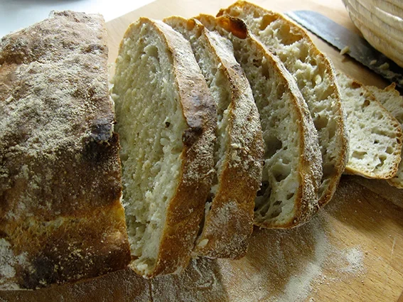 Auf größere Mengen Weißbrot