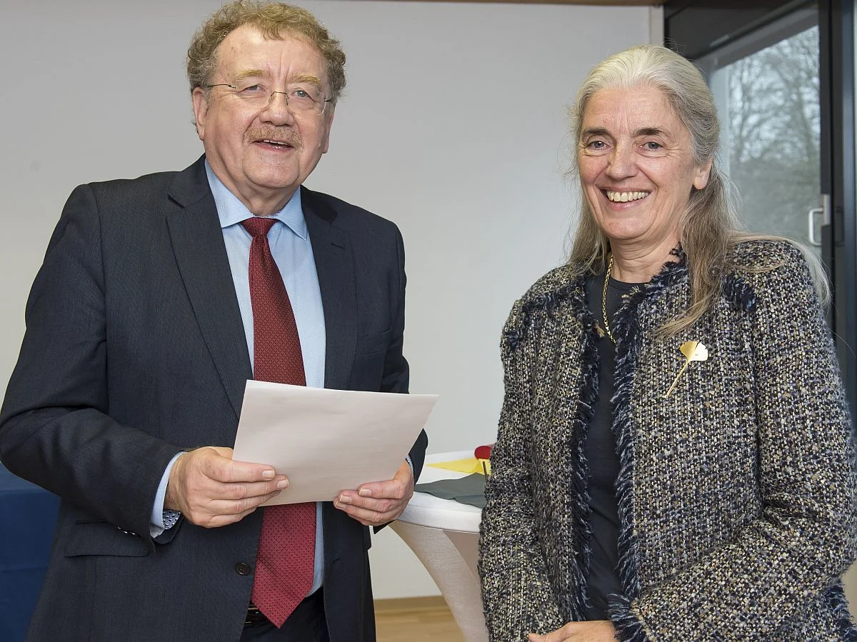 Hochschulratsvorsitzender und Ministerin