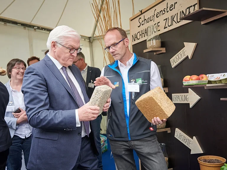 Nachhaltige Dämmstoffe.