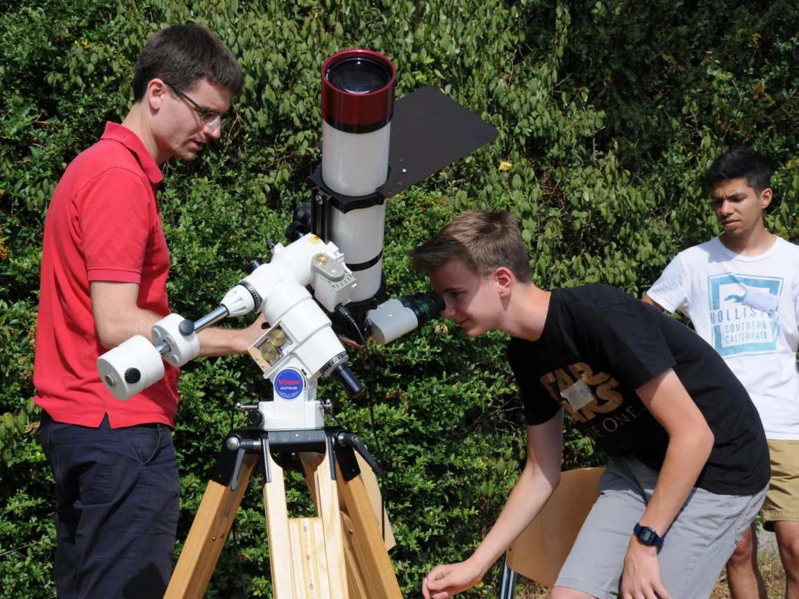 Bei der Schülerakademie Physik/Astronomie