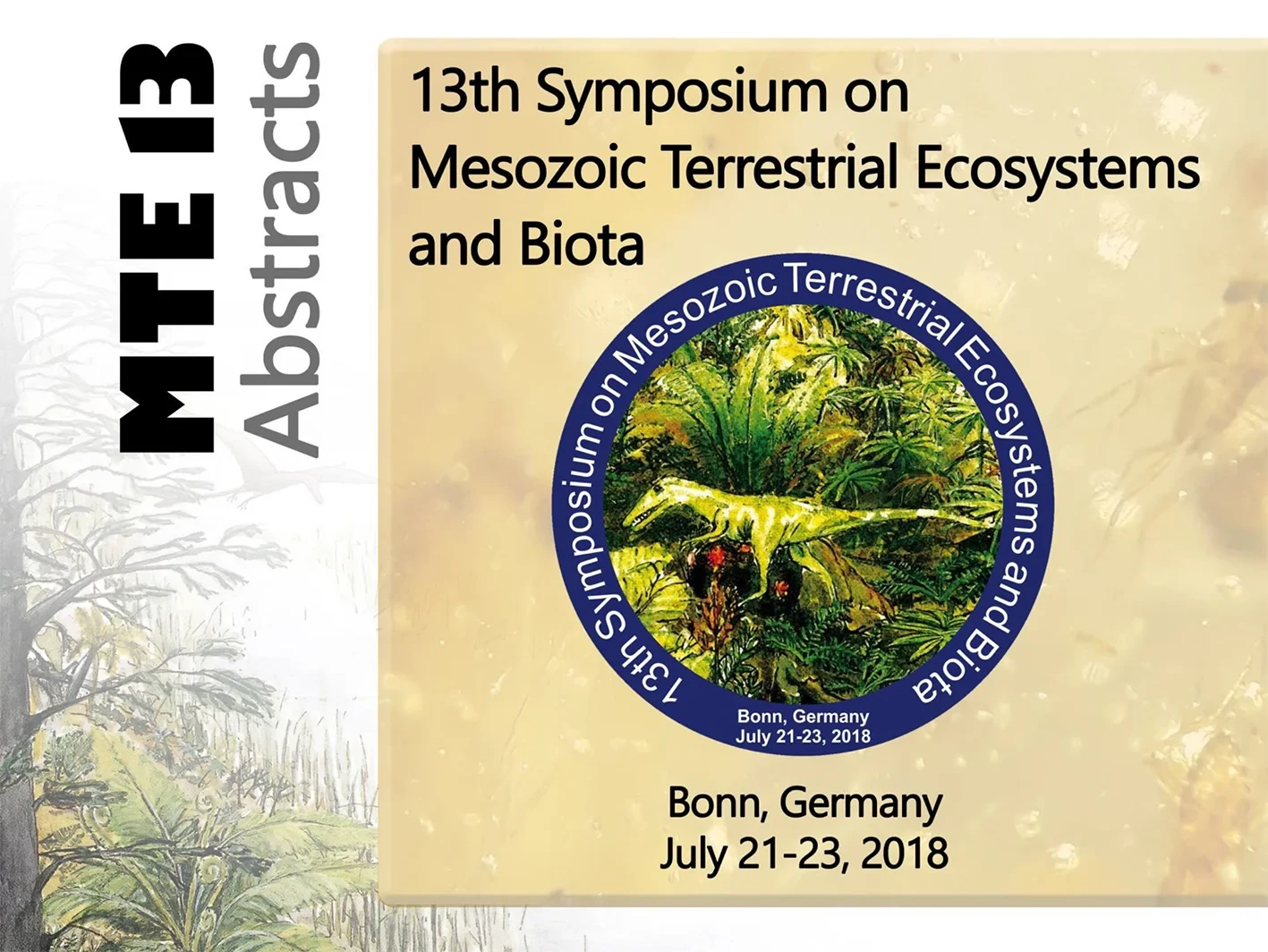 Beim 13. Symposium on Mesozoic Terrestrial Ecosystems and Biota (MTE13)