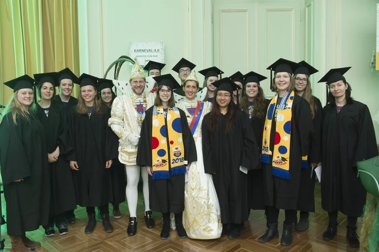 Prinzenempfang in der Uni