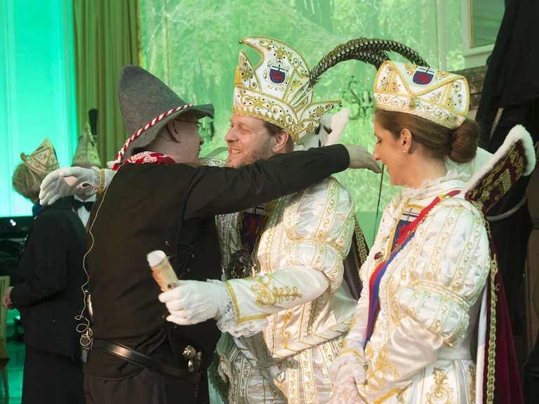 Prinzenempfang in der Uni