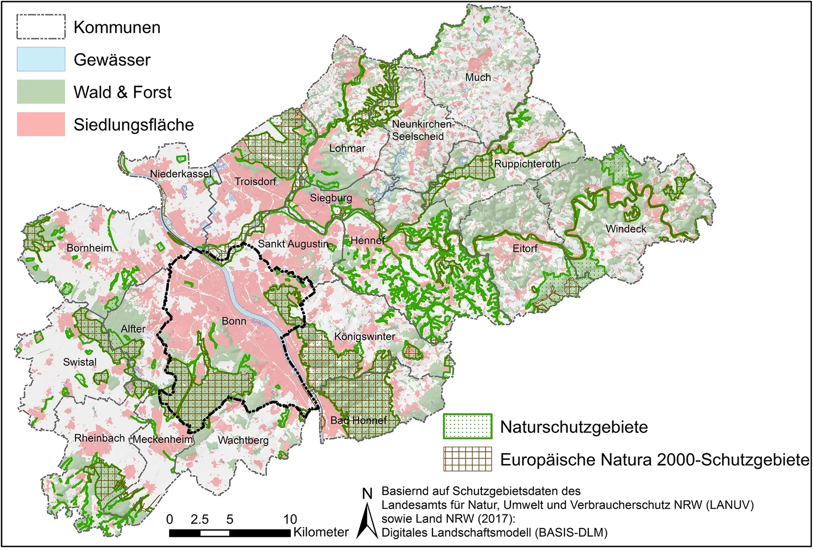 Die Region Bonn/Rhein-Sieg