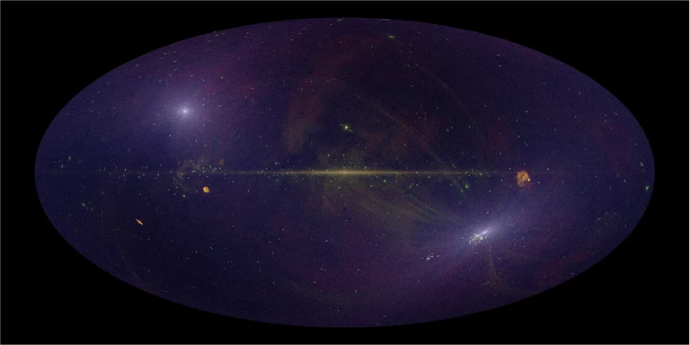 Simulation der mit eROSITA sichtbaren Punktquellen