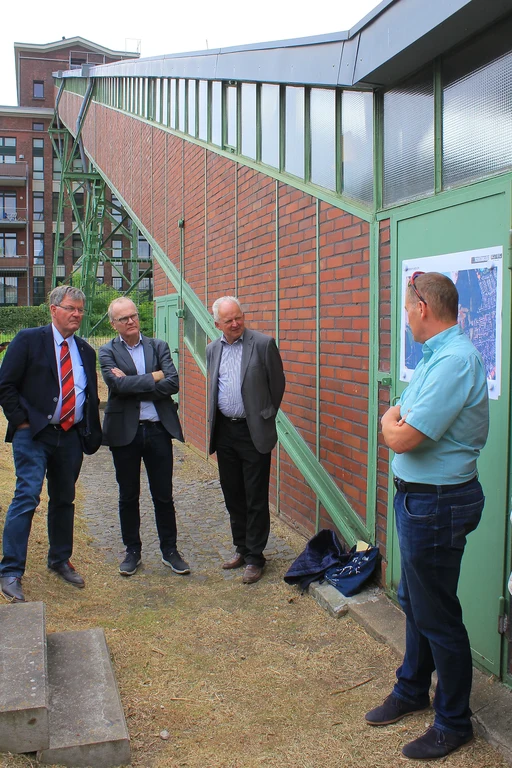 Besichtigung des Wohnbauprojektes Grube Carl in Frechen: