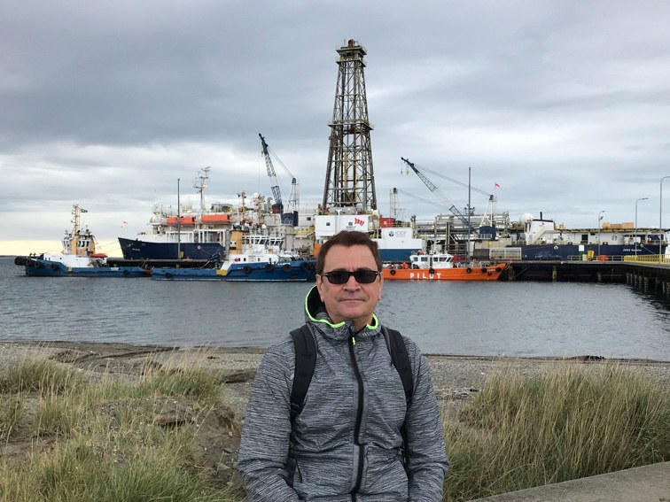Michael Weber in Punta Arenas (Chile):