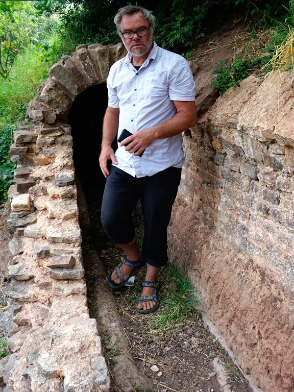 Der Geologe Dr. Gösta Hoffmann von der Universität Bonn