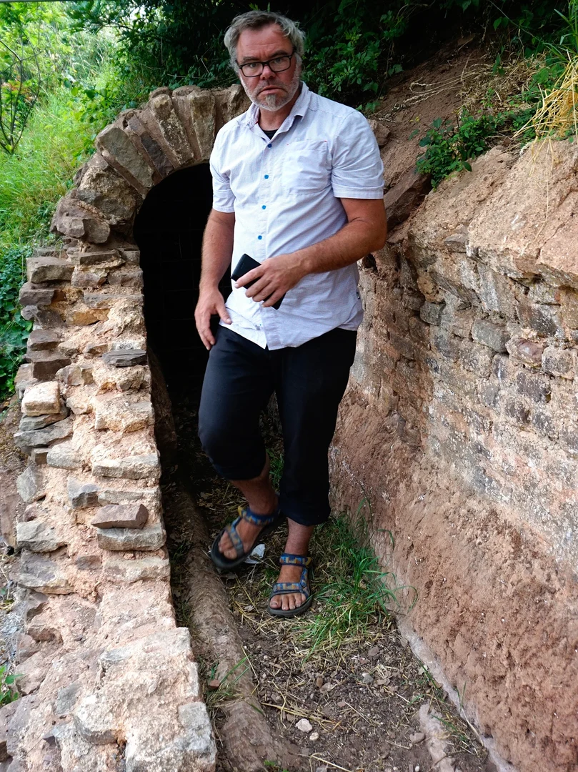 Der Geologe Dr. Gösta Hoffmann von der Universität Bonn