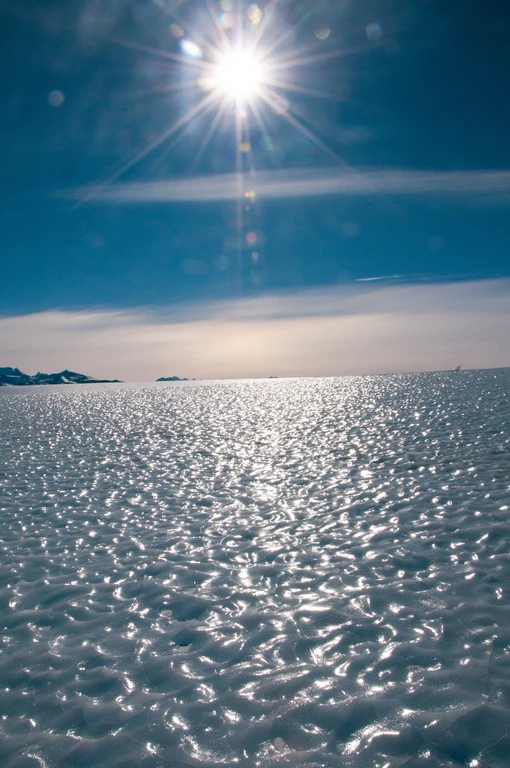 Durch Winderosion freigelegte Oberfläche