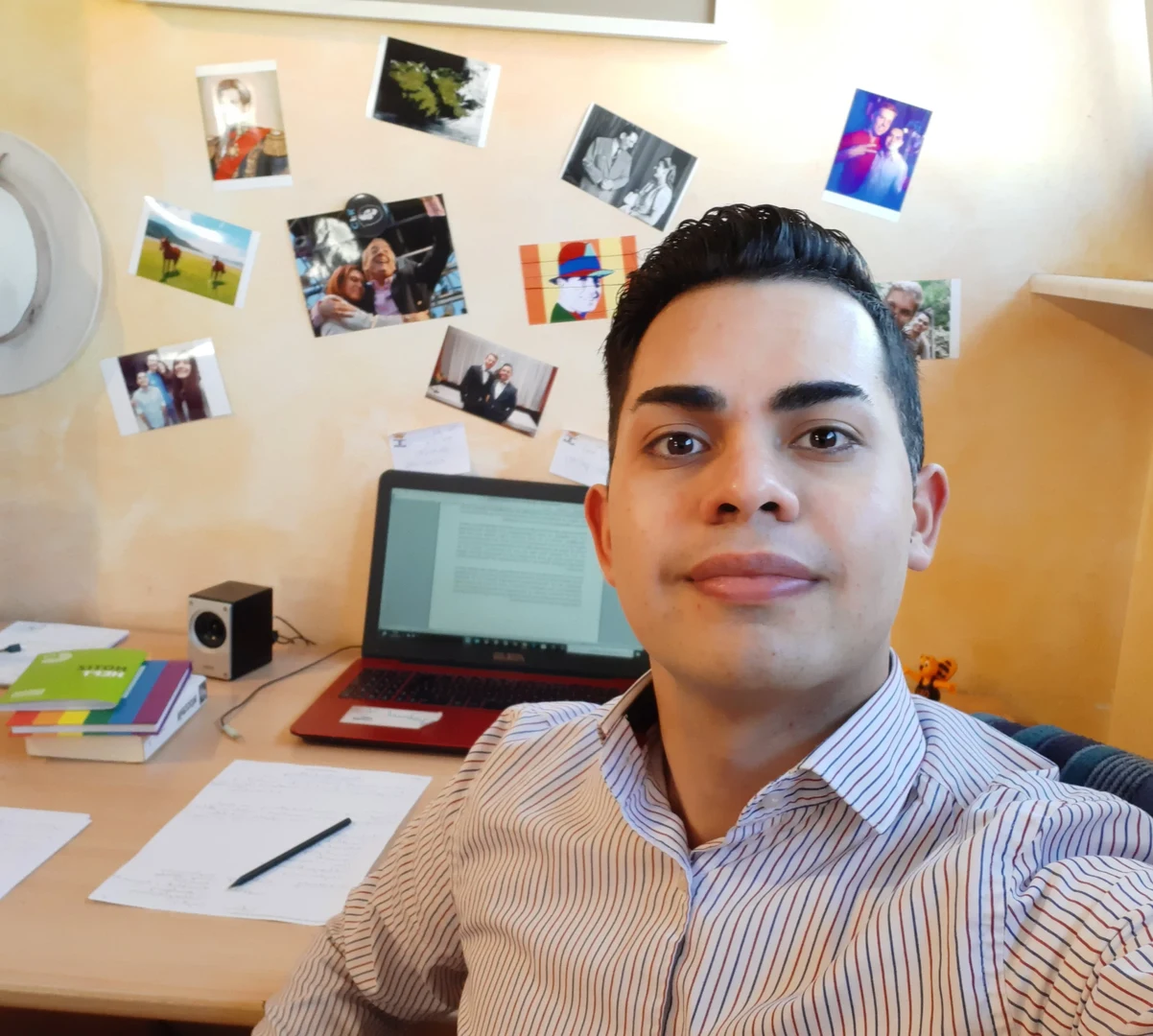 Selfie aus dem Homeoffice