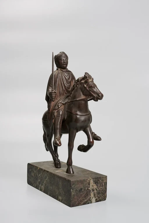 Galvanoplastische Abformung eines karolingischen Königs (Karl der Große oder sein Enkel Karl der Kahle)