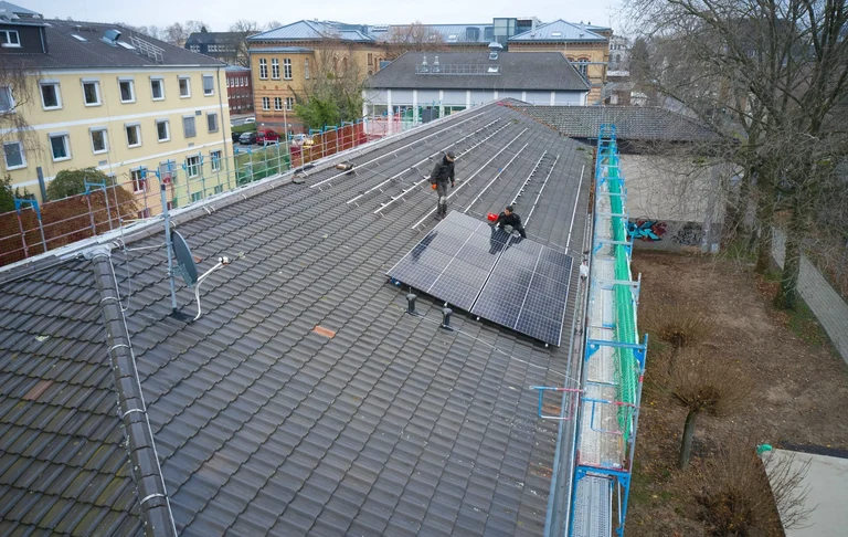 DIe neue Solar-Anlage in Poppelsdorf