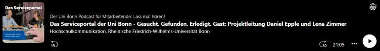 Podcast Serviceportal