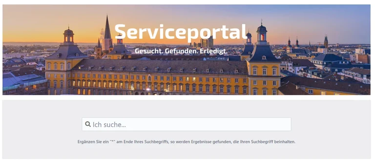 Das Serviceportal