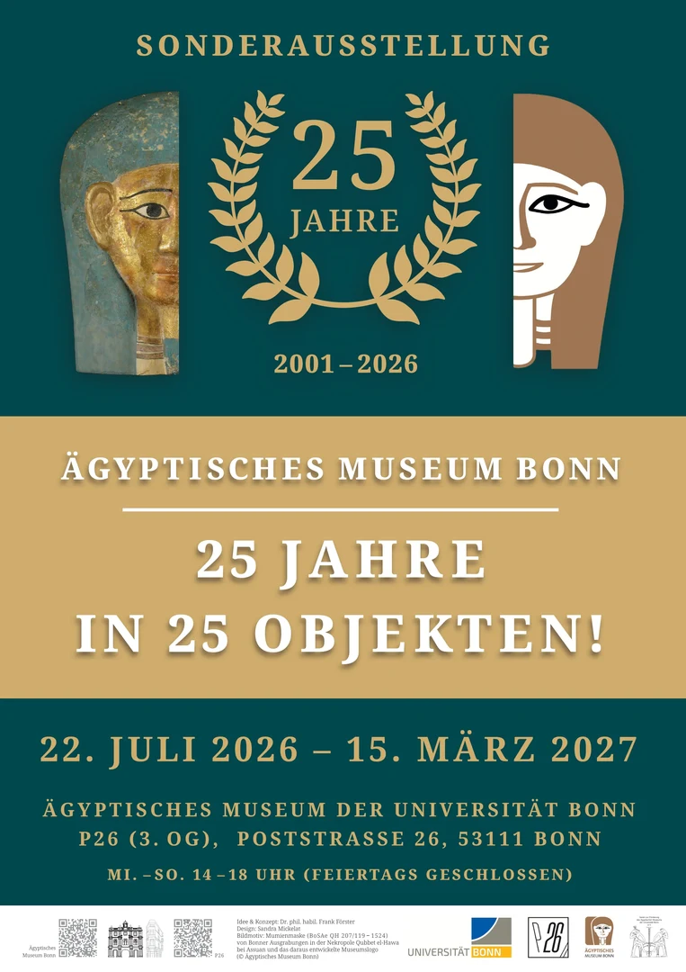 Ägyptisches Museum Bonn: 25 Jahre in 25 Objekten!