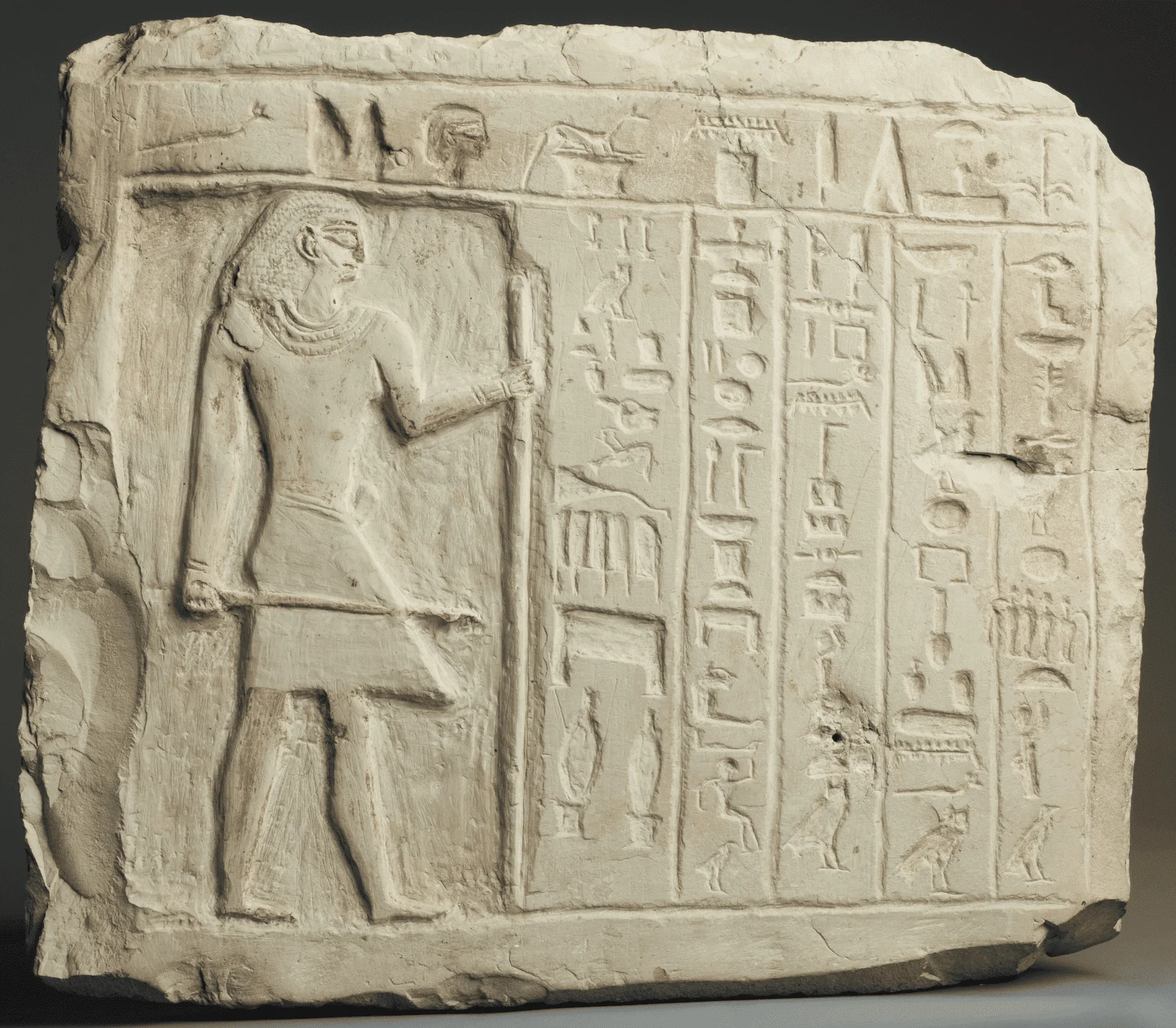 Dekorierte Steintafel