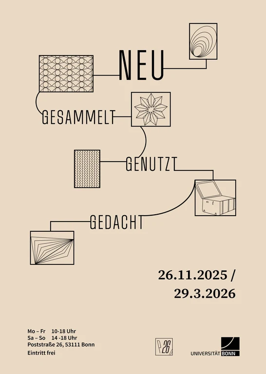 Einladung zur Ausstellungseröffnung "Neu! Gesammelt - genutzt - gedacht"