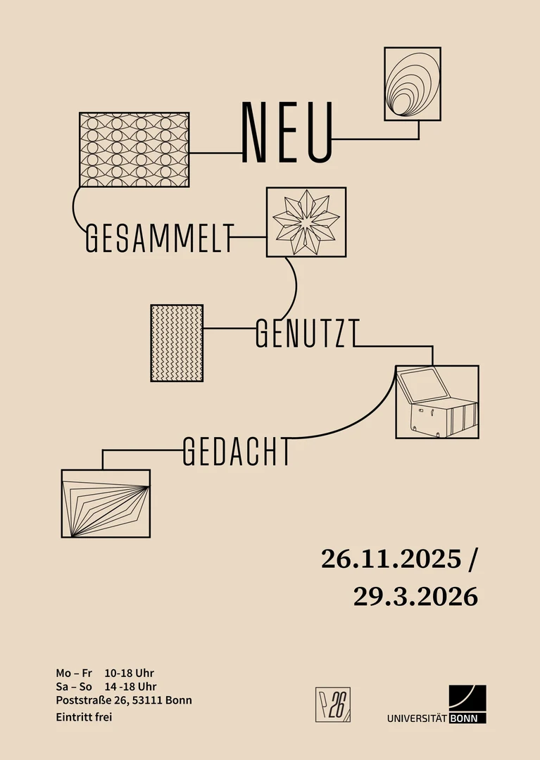Einladung zur Ausstellungseröffnung "Neu! Gesammelt - genutzt - gedacht"