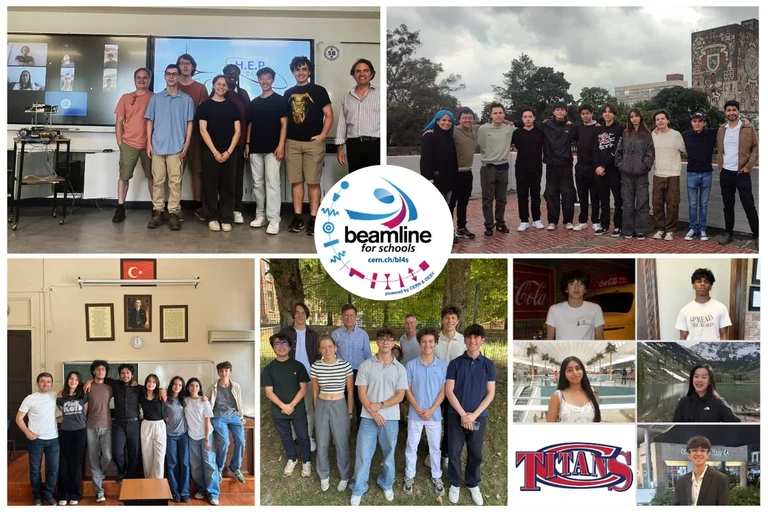Winners of the 2025 CERN Beamline for Schools competition