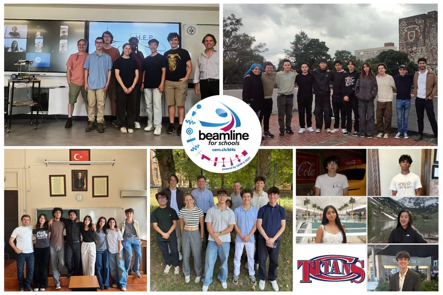 Winners of the 2025 CERN Beamline for Schools competition