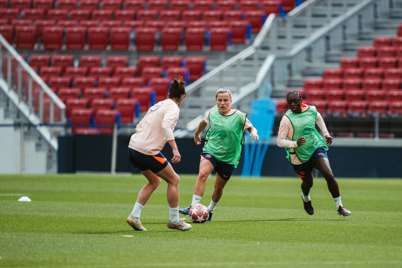 The team used data from the FC Barcelona Femeni women's football team for the study.