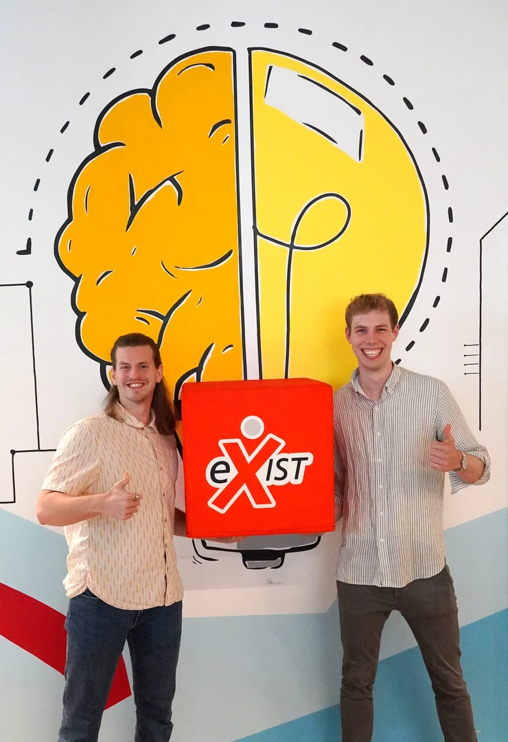 Lars Pfleider (left) and Fabian Mantsch from “Inspired by Learning”