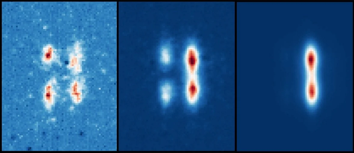 While there are still only a few dozen photons in the space,