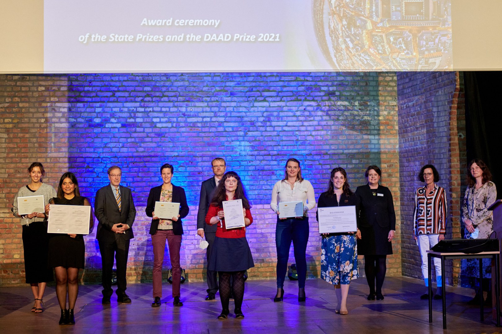 The state awards were presented as part of the ceremonial events surrounding the start of the academic year at the University of Bonn.