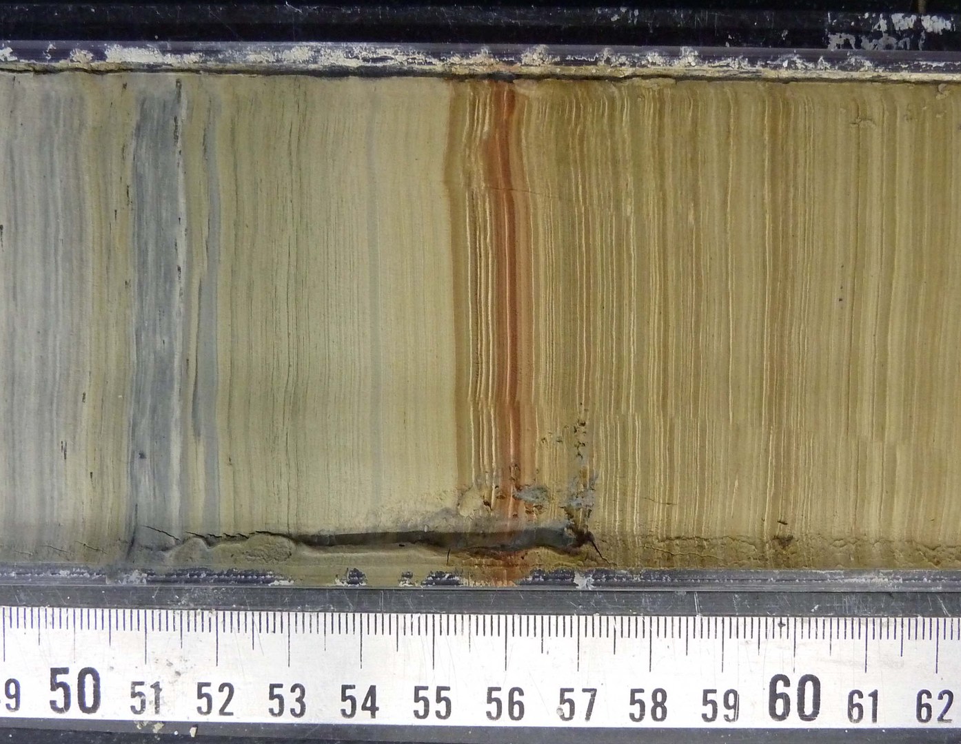 Varves in a drill core from Lake Van (Turkey):